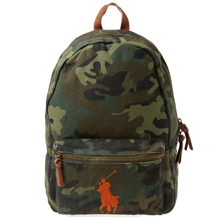 Photo: Polo Ralph Lauren Polo Player Canvas Backpack Green