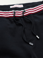 ORLEBAR BROWN - Beagi Contrast-Tipped Cotton-Jersey Sweatpants - Black