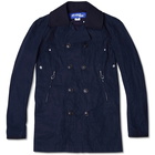 Junya Watanabe MAN Men's x C.P. Company Denim Explorer Parka Jacket in Indigo