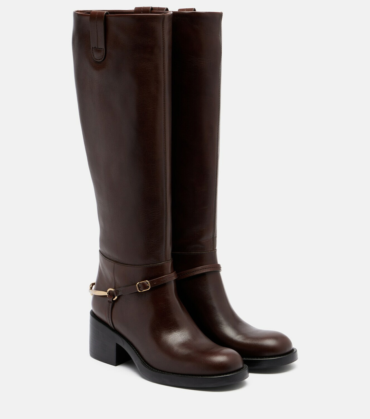 Chloé Dakota 60 leather knee-high boots