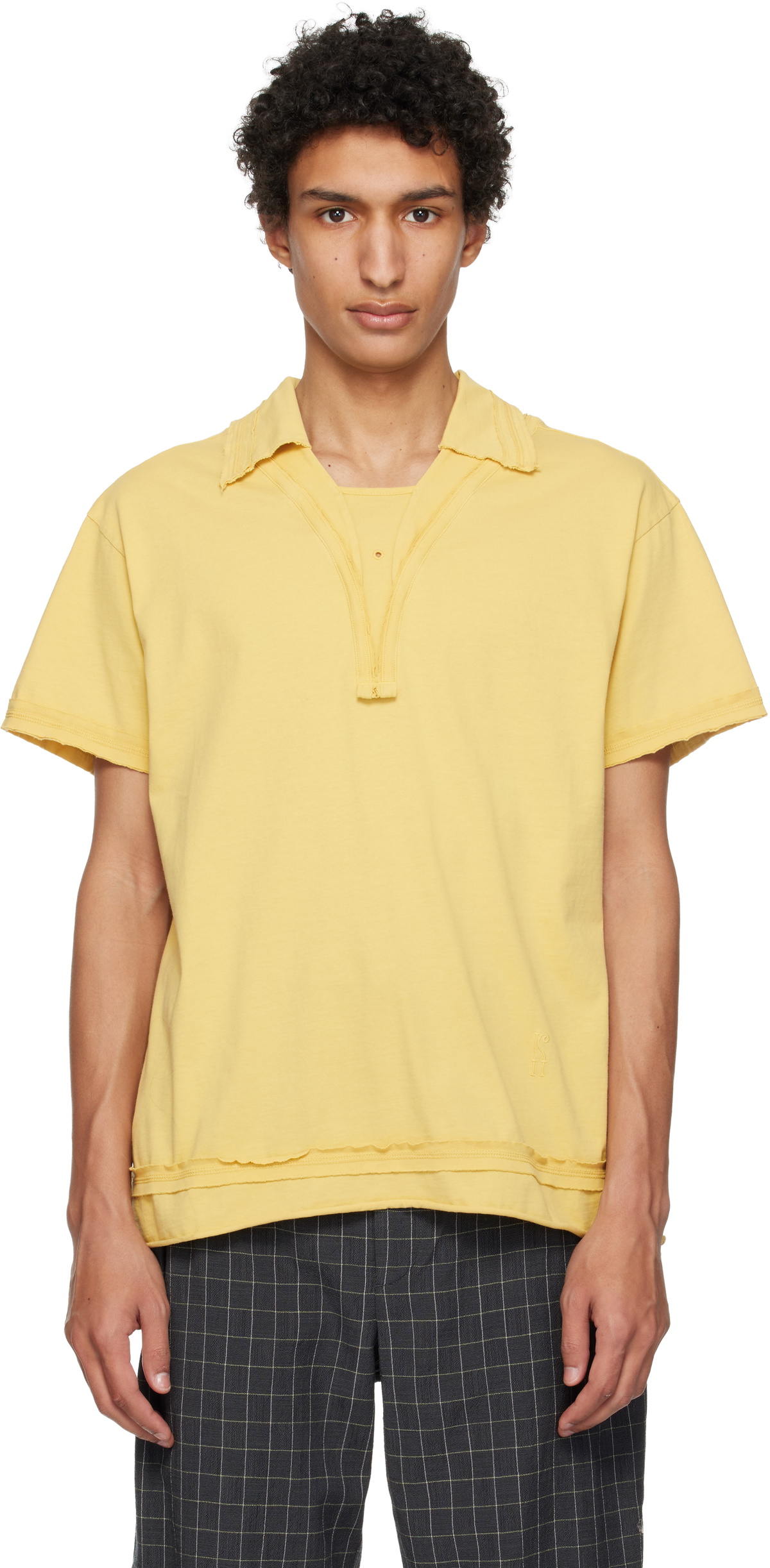 Kiko Kostadinov Yellow Otak Polo Kiko Kostadinov