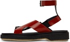 Adieu Red Type 177 Sandals
