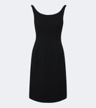 The Row Arie crêpe cady minidress