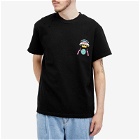 Members of the Rage Men's UFO Distressed T-Shirt in Black