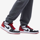 Air Jordan Men's 1 Retro Low OG Sneakers in White/Black/Red