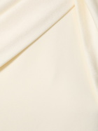 ROLAND MOURET - One-shoulder Satin Crepe Mini Dress