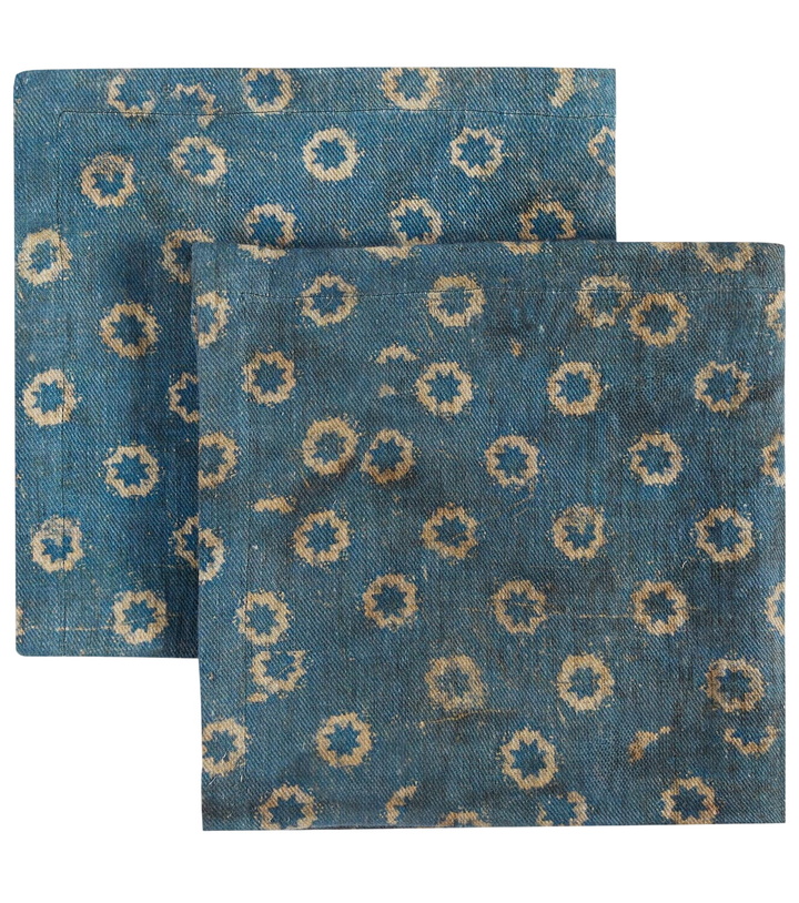Photo: The House of Lyria Pionio set of 2 printed napkins
