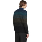 Missoni Blue Wool Turtleneck