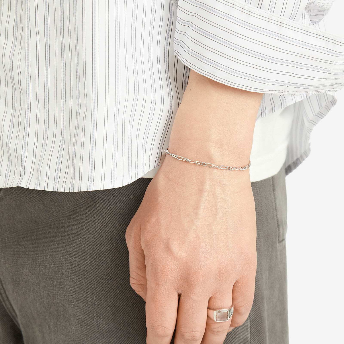 Tom Wood Bo Bracelet Slim in Silver