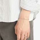 Tom Wood Bo Bracelet Slim in Silver