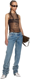 Jean Paul Gaultier Brown Shayne Oliver Edition 'GS Sport' Tank Top