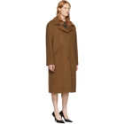 McQ Alexander McQueen Brown Wool Casual Welt Coat