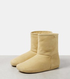 Loewe Lago suede ankle boots