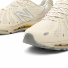New Balance Abzorb 1890 Sneaker in Linen/Punch Yellow