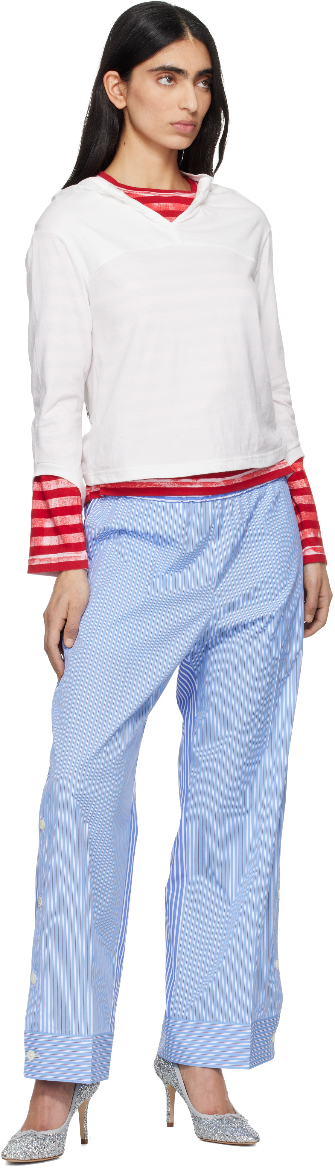 UNDERCOVER Blue UP1F1508-1 Trousers