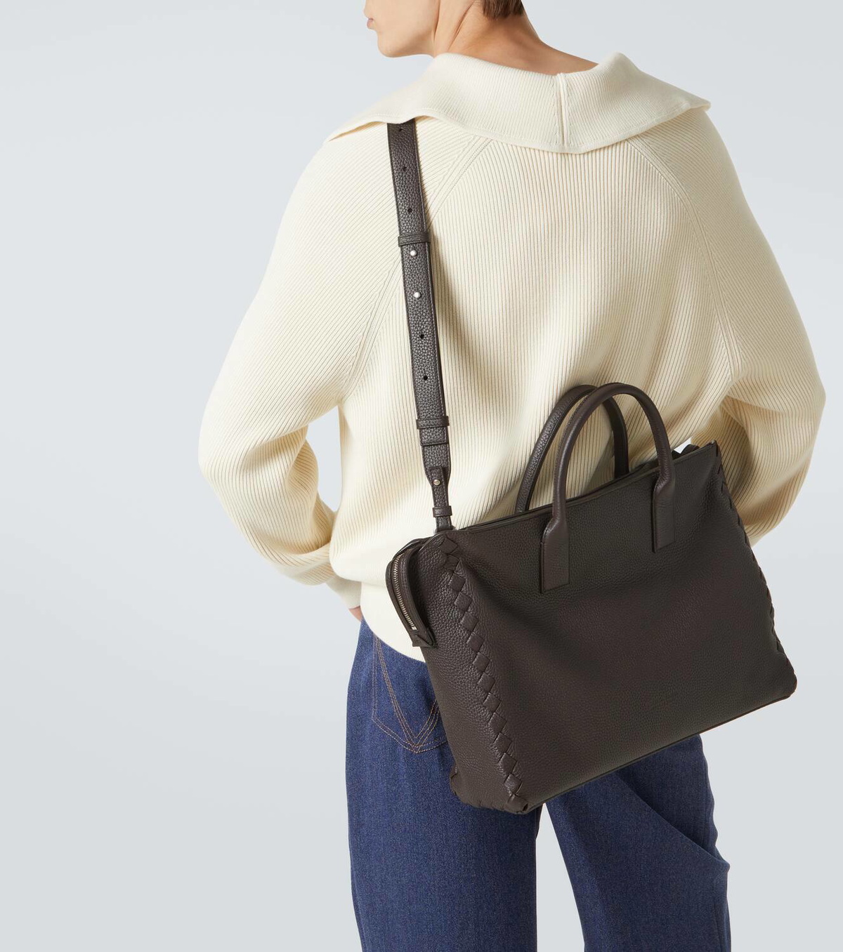 Bottega Veneta Interview leather briefcase