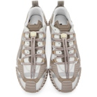 Dolce and Gabbana White and Beige NS1 Sneakers