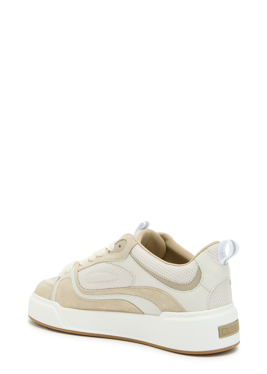 Cleens Essential Skate Panelled Sneakers Sand