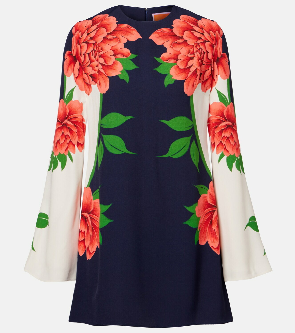La DoubleJ Supremes printed satin minidress