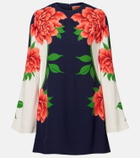 La DoubleJ Supremes printed satin minidress