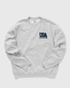 Sporty & Rich Team Usa Crewneck Grey - Mens - Sweatshirts