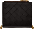 Bottega Veneta Brown Solstice Small Bi-Fold Wallet