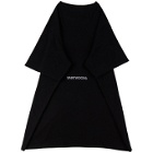 Saintwoods SSENSE Exclusive Black Cashmere Oversize T-Shirt Blanket