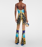 Versace Medusa Palm Springs flared jumpsuit