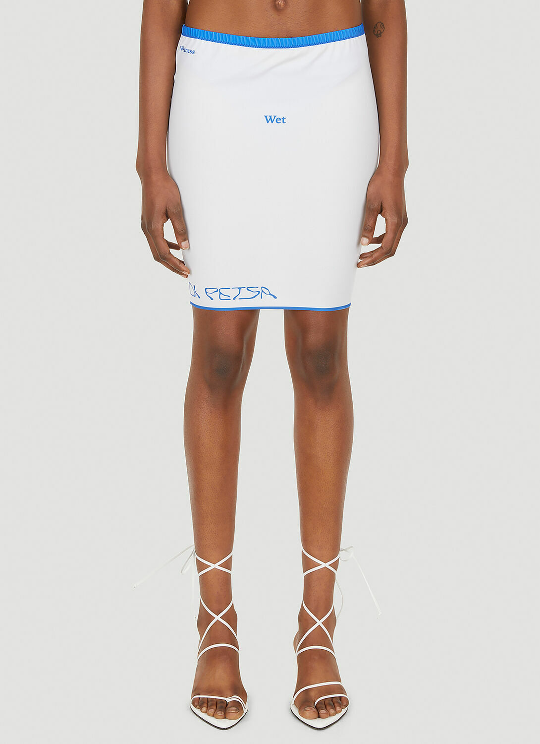 DI PETSA Wet Script Skirt