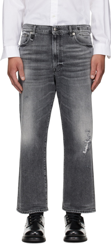 Photo: R13 Black Washed Boyfriend Jeans