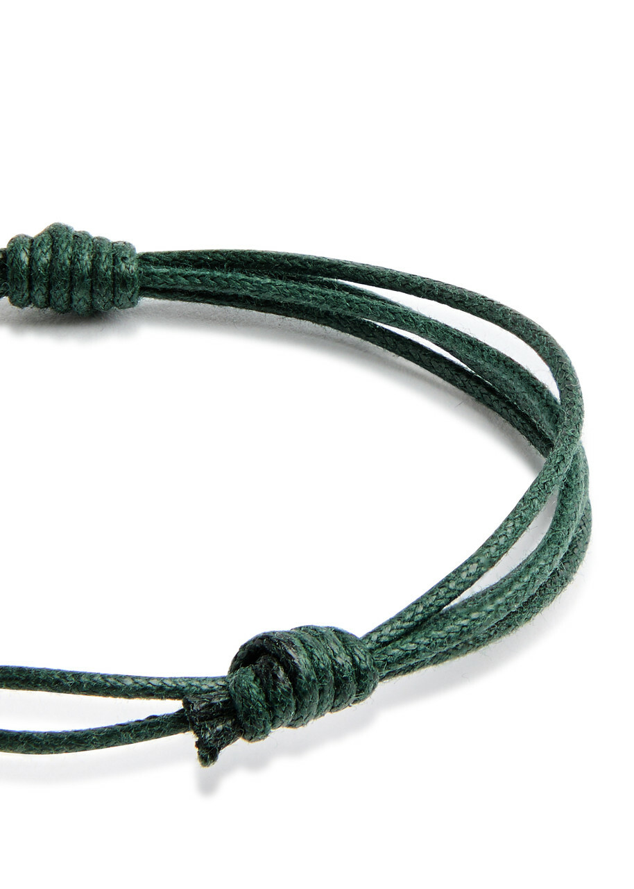 Aliita Star Cord Bracelet - Dark Green - One Size