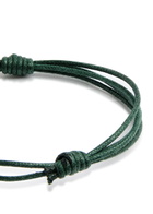 Aliita Star Cord Bracelet - Dark Green - One Size