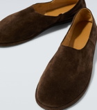 The Row Canal suede slip-on shoes