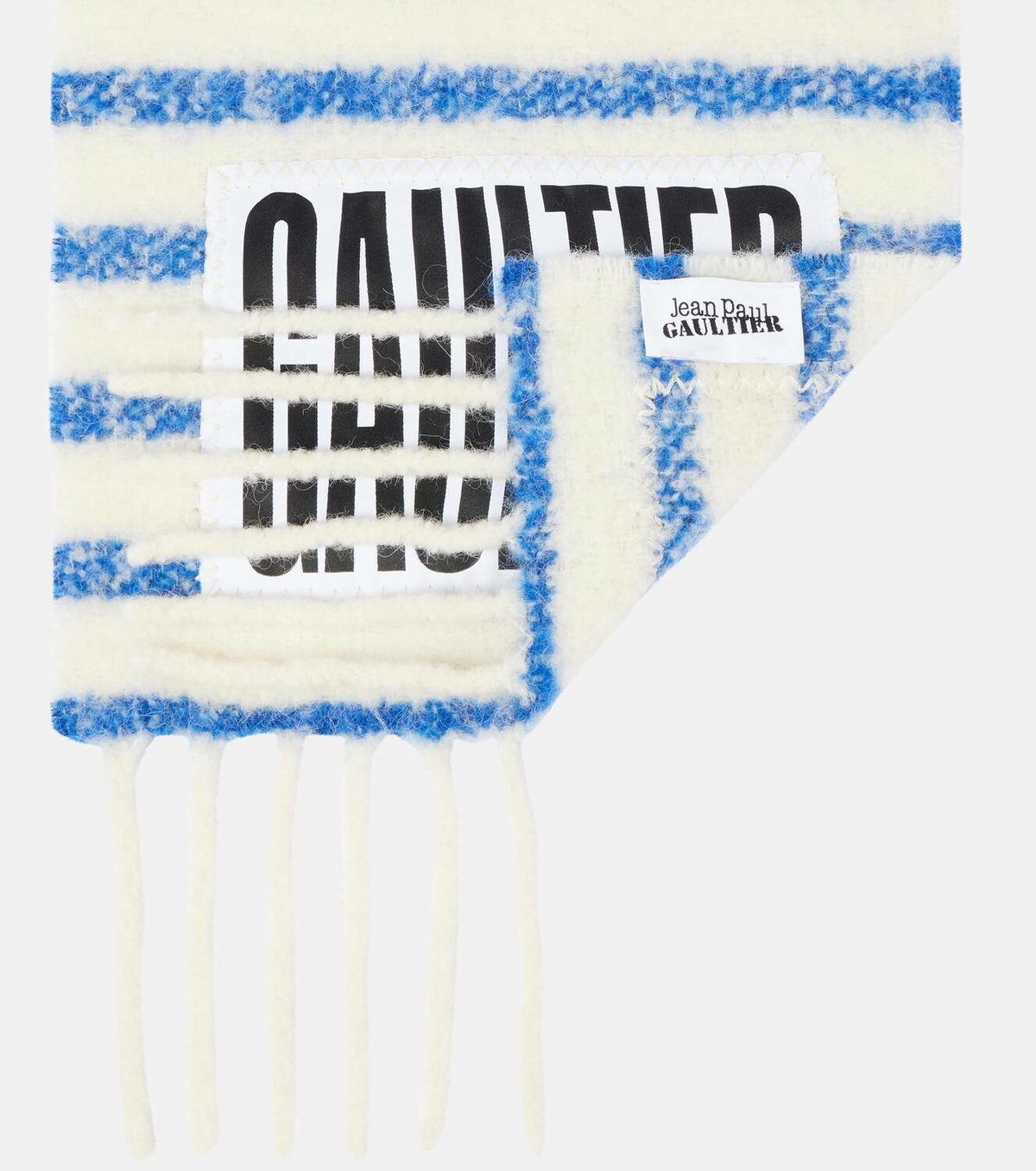 Jean Paul Gaultier Striped wool-blend scarf Jean Paul Gaultier