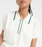 The Upside Topspin Shae cotton knit polo shirt