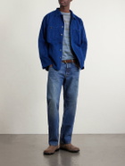 Blue Blue Japan - Textured-Cotton Overshirt - Blue