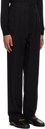 TOM FORD Black Pleated Trousers