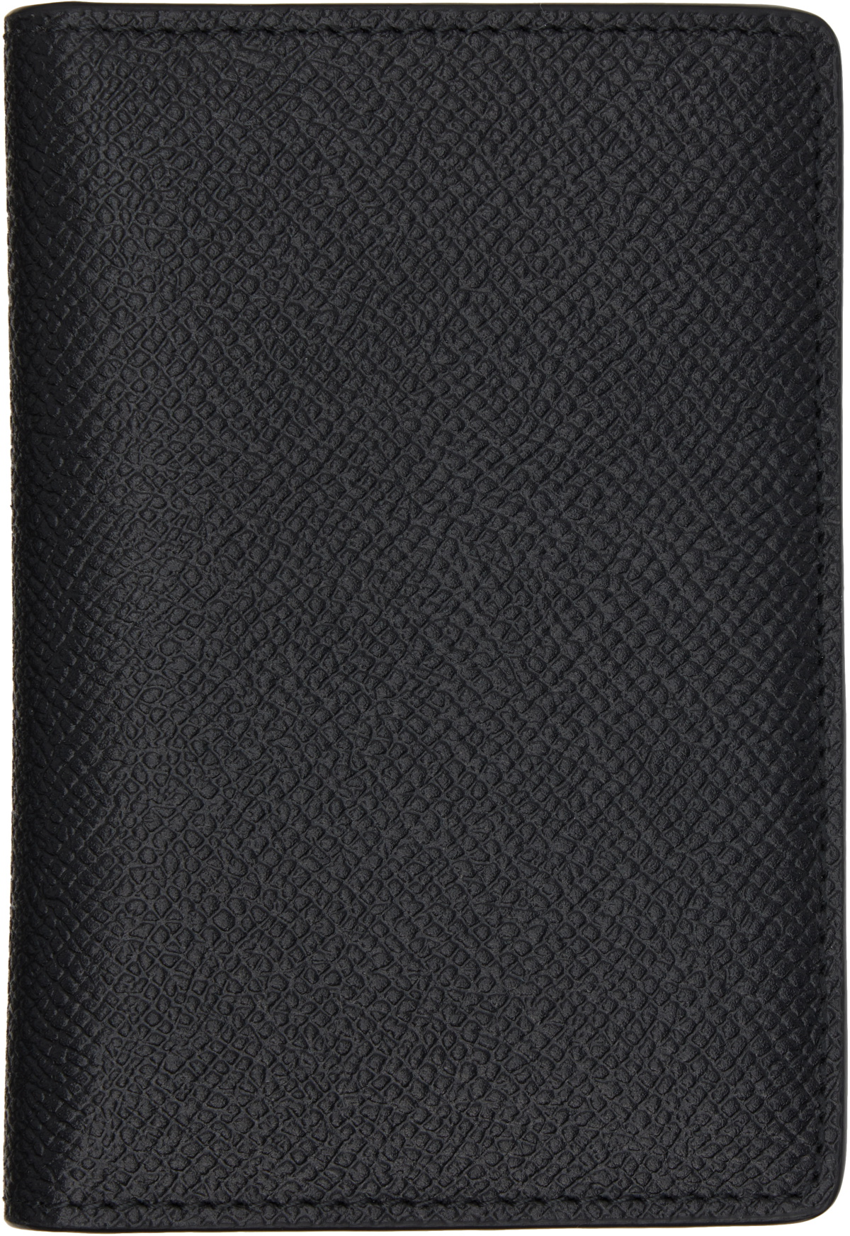 Maison Margiela Black Four Stitches Card Holder