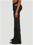 Crossover Waistband Pants in Black