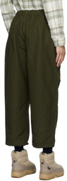 South2 West8 Green Nylon Belted Trousers
