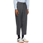 BEAMS PLUS Grey Tropical Wool Two-Pleats Trousers