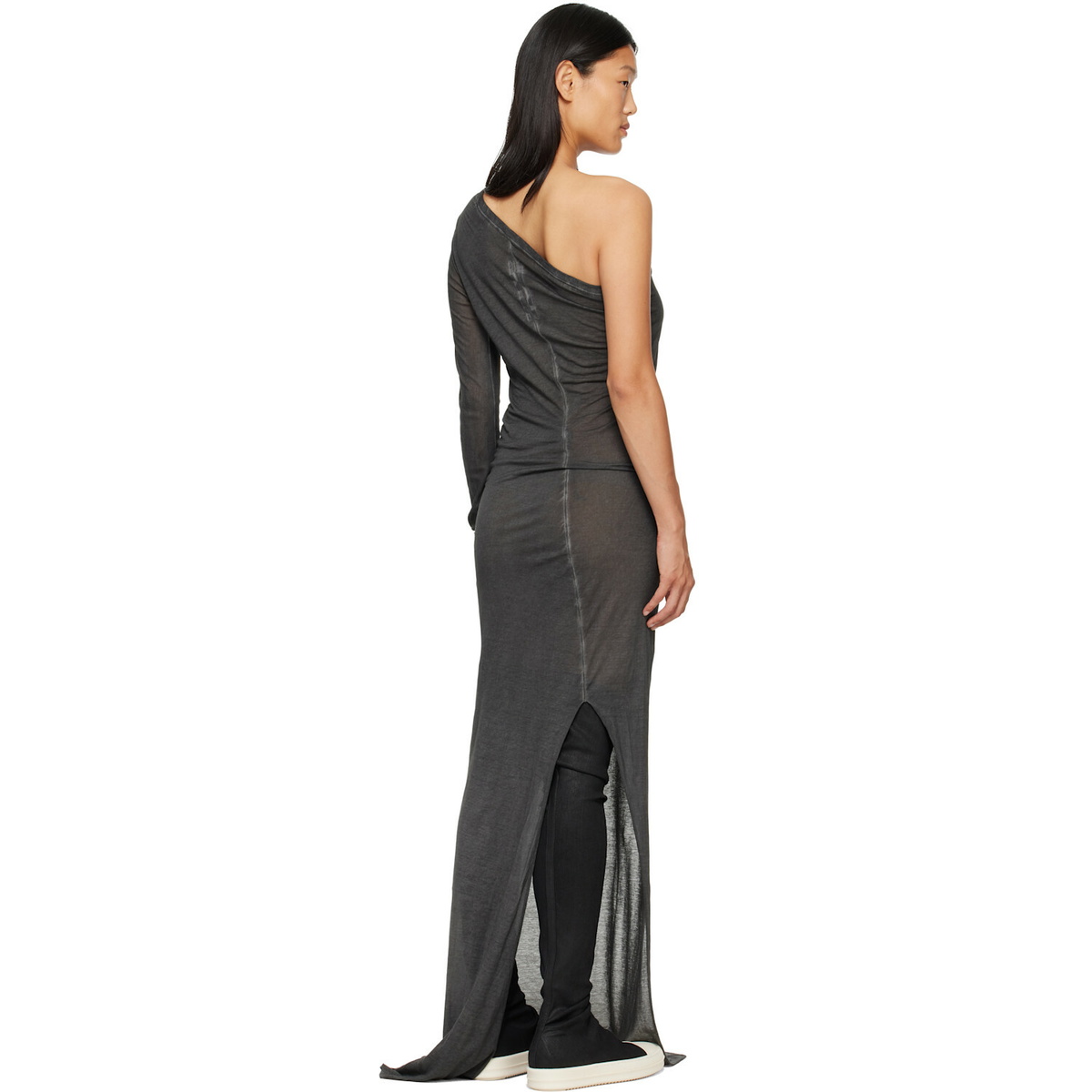 Rick Owens DRKSHDW Gray Tower Ziggy Maxi Dress