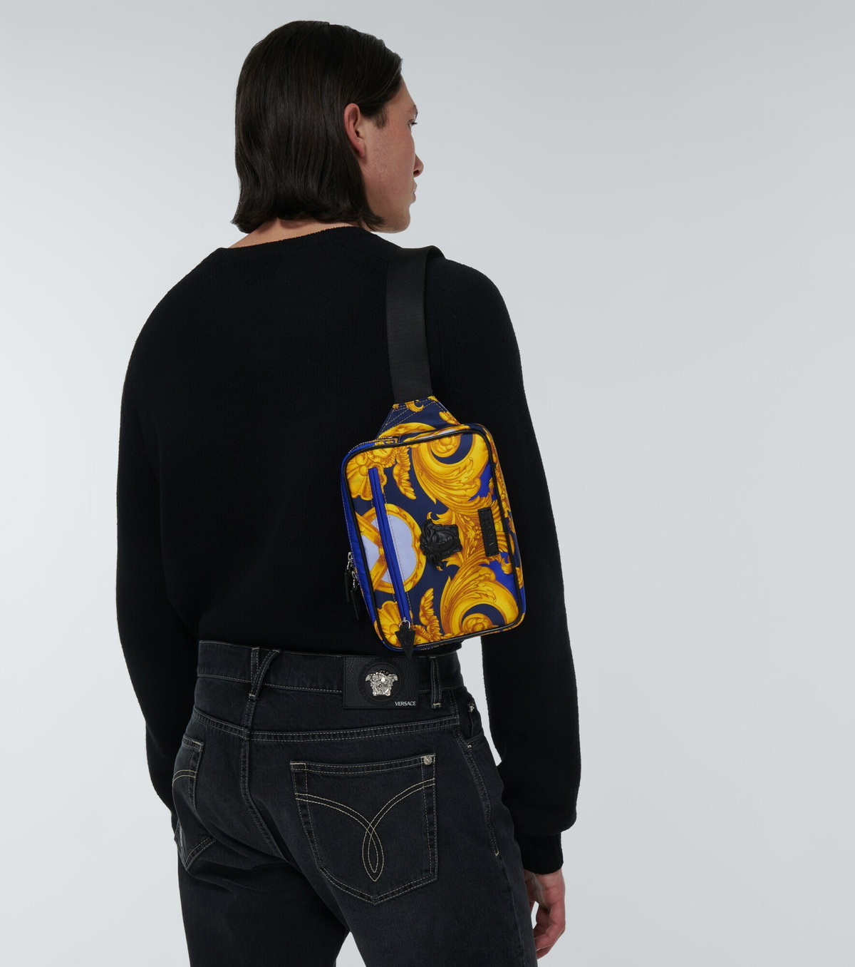 [Versace]La Medusa belt bag ベルトバッグ クロスボディバッグ La Medusa Nylon Belt Bag | VERSACE US