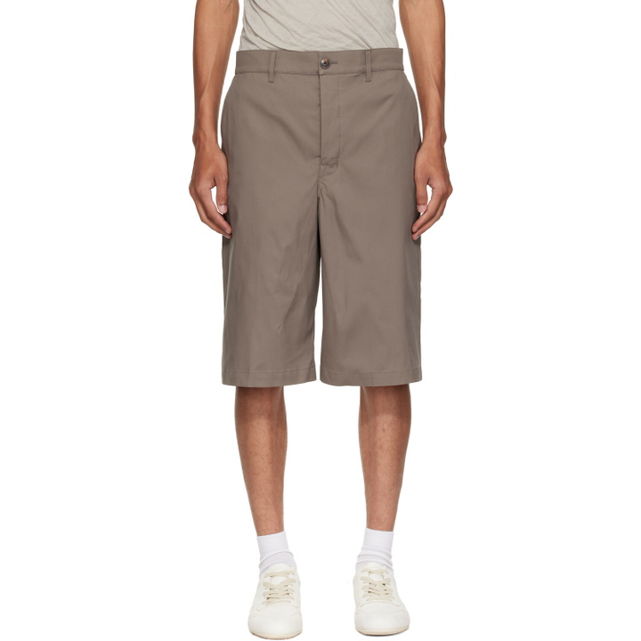 Photo: Rick Owens Gray Tower Work Shorts