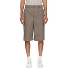 Rick Owens Gray Tower Work Shorts