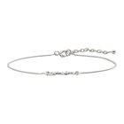 Saint Laurent Silver Monogram Bracelet