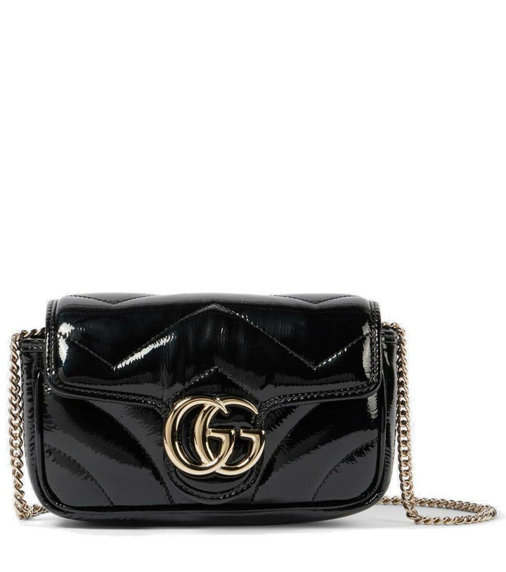 Photo: Gucci GG Marmont Mini patent leather shoulder bag