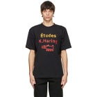 Etudes Black Keith Haring Edition Wonder Barking Dog T-Shirt