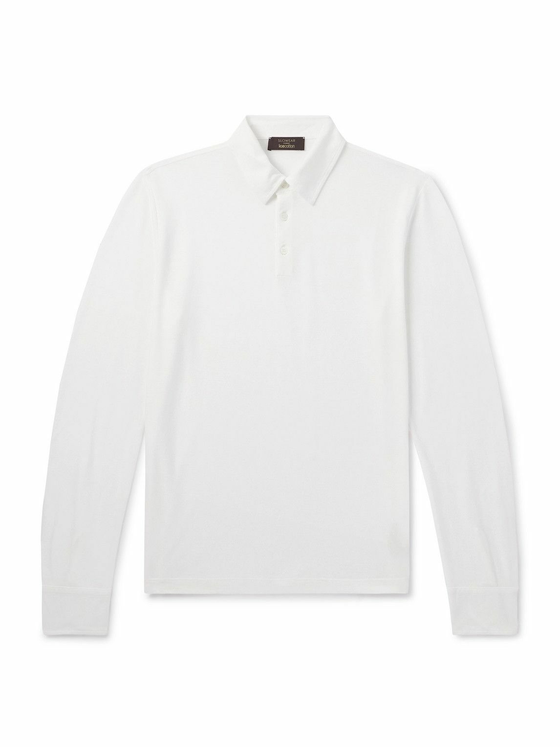 Incotex - Incotex Zanone Slim-Fit IceCotton Piqué Polo Shirt - White