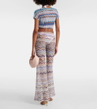 Missoni Mare Zig Zag low-rise flared pants